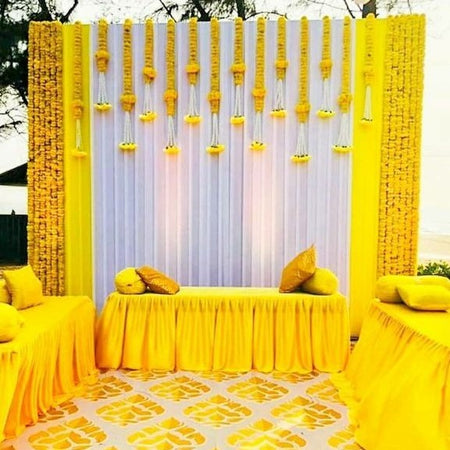 Embracing Elegance: The Trend of Decoration for Haldi and Mehndi Ceremonies in an Indian Wedding