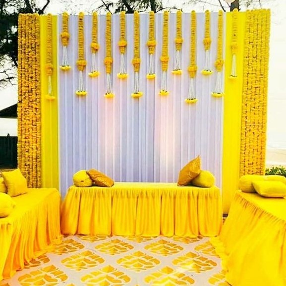 Embracing Elegance: The Trend of Decoration for Haldi and Mehndi Ceremonies in an Indian Wedding