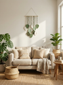 JH Gallery White and Green Multi Leaves Hanging - view 4