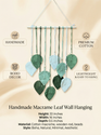 JH Gallery White and Green Multi Leaves Hanging - view 5
