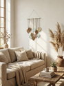 JH Gallery White and Brown Multi Leaves Hanging - view 3