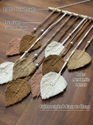 JH Gallery White and Brown Multi Leaves Hanging - view 4