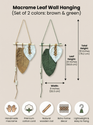 JH Gallery Double Leaves Hanging Pair - view 4