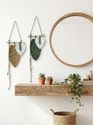 JH Gallery Double Leaves Hanging Pair - view 6