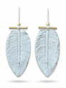 JH Gallery White 2 Leaves with Stick Pair - view 8