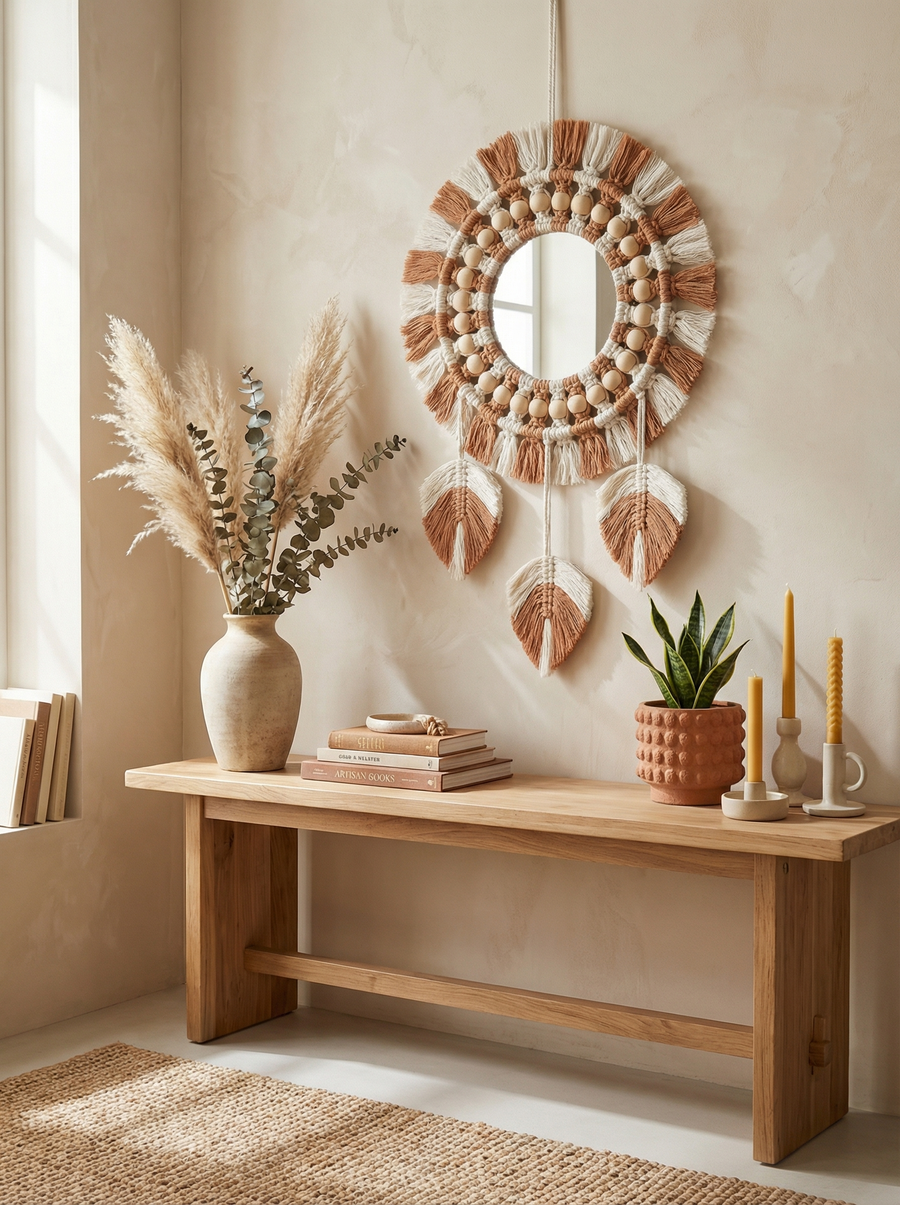 JH Gallery Brown Mirror