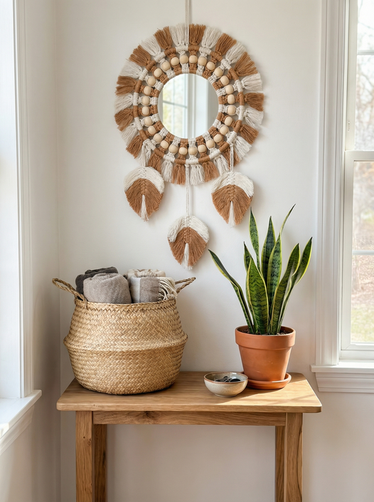 JH Gallery Brown Mirror