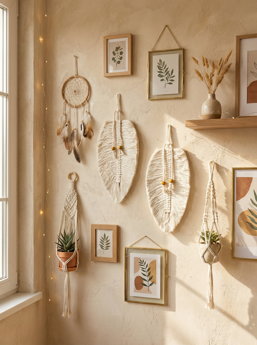 JH Gallery White Leaf Pair