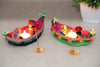 JH Gallery Rajasthani Raja Rani Puppet/Dolls Decorative Tealight Candle Holder (Pack of 2) - view 6