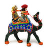 JH Gallery Rajasthani Doll Couple Rider Idol Showpiece, Multicolor (18 * 16 * 5cm) (Camel) - view 5