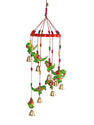 JH Gallery Handcrafted Rajasthani Hanging Decorative Windchime (Green Parrot) - view 3