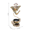JH Gallery Handcrafted Metal Ganesha Tealight Candle Holder (Antique Yellow) - view 4