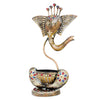 JH Gallery Handcrafted Metal Ganesha Tealight Candle Holder (Antique Yellow) - view 5