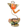 JH Gallery Handcrafted Metal Ganesha Tealight Candle Holder (Antique Yellow) - view 3