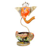 JH Gallery Handcrafted Metal Ganesha Tealight Candle Holder (Antique Yellow) - view 6