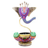 JH Gallery Handcrafted Metal Ganesha Tealight Candle Holder (Antique Yellow) - view 2