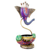 JH Gallery Handcrafted Metal Ganesha Tealight Candle Holder (Antique Yellow) - view 3