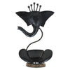 JH Gallery Handcrafted Metal Ganesha Tealight Candle Holder (Antique Yellow) - view 6