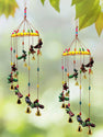 JH Gallery Handcrafted Rajasthani Hanging Decorative Windchime (Peacock) - Pack of 2 - view 4