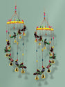 JH Gallery Handcrafted Rajasthani Hanging Decorative Windchime (Peacock) - Pack of 2 - view 7