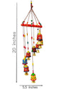 JH Gallery Handmade Rajasthani Metal Multicolor Bells wall Hanging Windchime - view 2