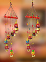 JH Gallery Handmade Rajasthani Metal Multicolor Bells wall Hanging Windchime (Pack of 2) - view 6