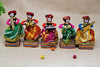 JH Gallery Rajasthani Musician Bawla Puppets Idol Show Pieces Multicolor, 5 Pieces (Male Puppets) - view 2