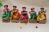 JH Gallery Rajasthani Musician Bawla Puppets Idol (7x28 cm Multicolor) -5 Piece (Male Puppets) - view 4