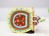 JH Gallery Handcrafted and Emboss Painted Colorful Wooden Elephant Decorative Showpiece Stool (Natural) - view 4