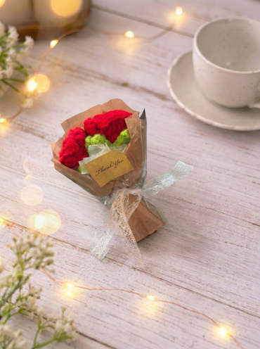 JH Gallery Crochet Bouquet Small - Rose(with box)