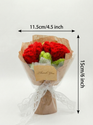 JH Gallery Crochet Bouquet Small - Rose(with box) - view 7