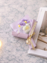 JH Gallery Crochet Bouquet Small - Lavender (with box) - view 6