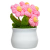 JH Gallery Crochet Pot (5 flowers pink) - view 4