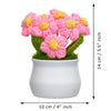 JH Gallery Crochet Pot (5 flowers pink) - view 5