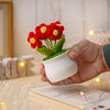 JH Gallery Crochet Pot (5 flowers red) - view 3