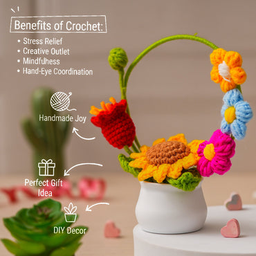 JH Gallery Crochet Pot (Round frame)