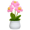 JH Gallery Crochet Pot (3 flowers pink) - view 4