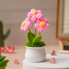 JH Gallery Crochet Pot (3 flowers pink) - view 6