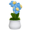 JH Gallery Crochet Pot (3 flowers blue) - view 7