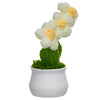 JH Gallery Crochet Pot (3 flowers white) - view 7