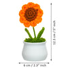 JH Gallery Crochet Pot (Sunflower) - view 5