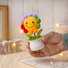 JH Gallery Crochet Pot (Rainbow Smiley) - view 3
