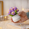 JH Gallery Crochet Pot (5 flowers lavender) - view 3