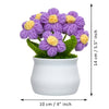 JH Gallery Crochet Pot (5 flowers lavender) - view 4