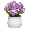 JH Gallery Crochet Pot (5 flowers lavender) - view 7
