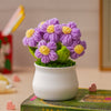 JH Gallery Crochet Pot (5 flowers lavender) - view 8