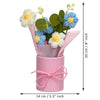 JH Gallery Crochet Pot Bouquet (Blue) - view 4