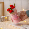 JH Gallery Crochet Pot Bouquet (Rose) - view 3